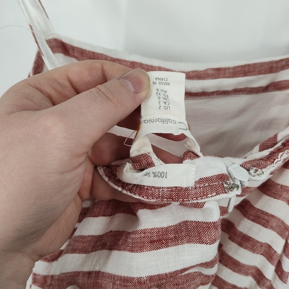 C&C California Linen Romper - Picture 5 of 7